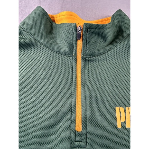 NFL Team Apparel TX3 Warm Green Bay Packers 1/4 Zip‎ Pullover Large - Picture 3 of 7